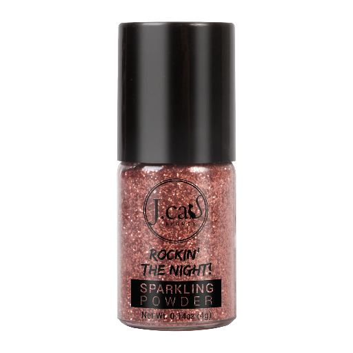 J.Cat Beauty Rockin' the Night Sparkling Powder - Amber Jewlery