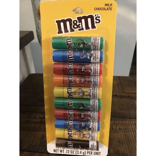 Fun Mixed Flavored Lip Balms - M&M's