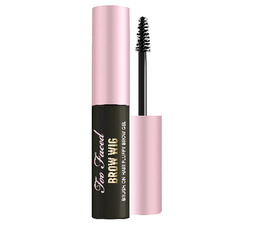 Too Faced Brow Wig Brush On Hair Fluffy Brow - Soft Black