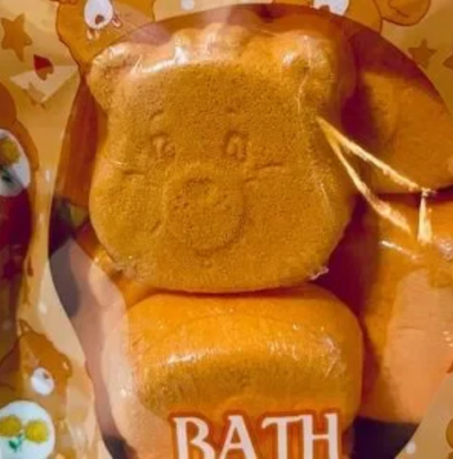[5056390195951] Skinny Dip Bath Fizzers Care Bear - Pineapple