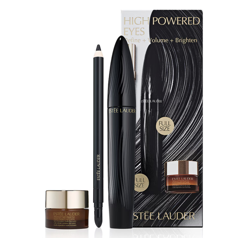 [887167668140] Estée Lauder High Powered Eyes Turbo Lash Mascara 3-Piece Gift Set
