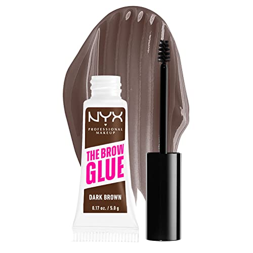[800897233815] NYX Professional Makeup Brow Glue Eyebrow Gel - Dark Brown