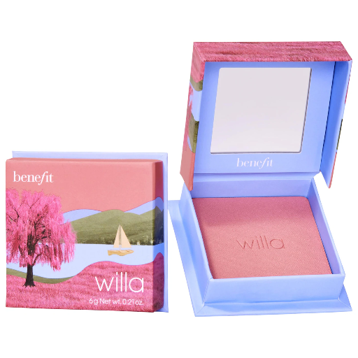 [602004138415] Benefit Cosmetics Silky-Soft Powder Blush - Willa - Soft Neutral Rose
